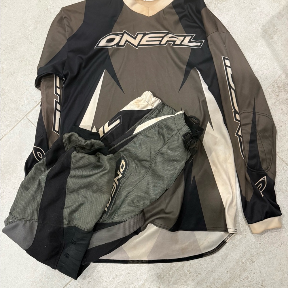 O'Neal Black and gray Motocross Gear
